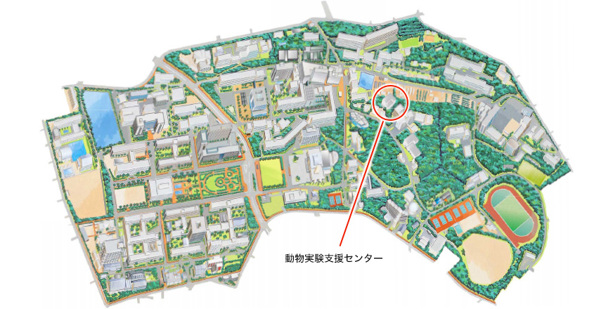 東山キャンパスマップ